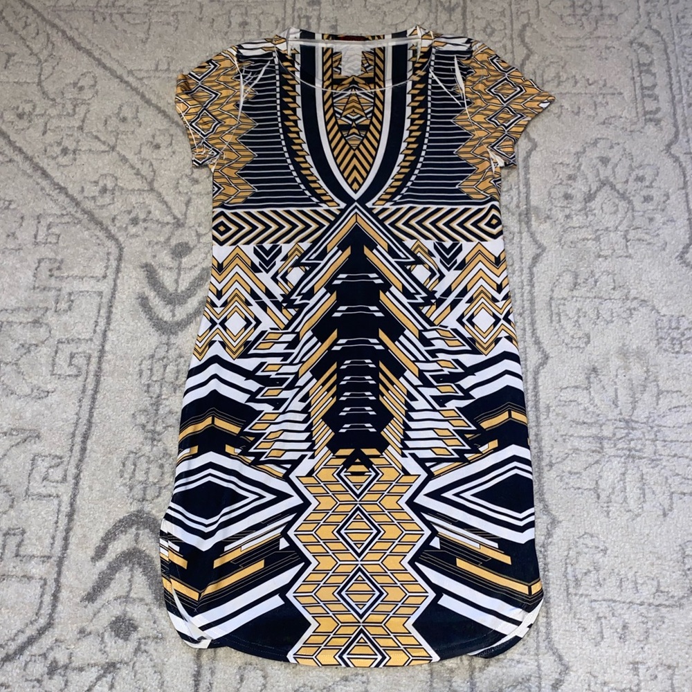 Tribal T-shirt Dress